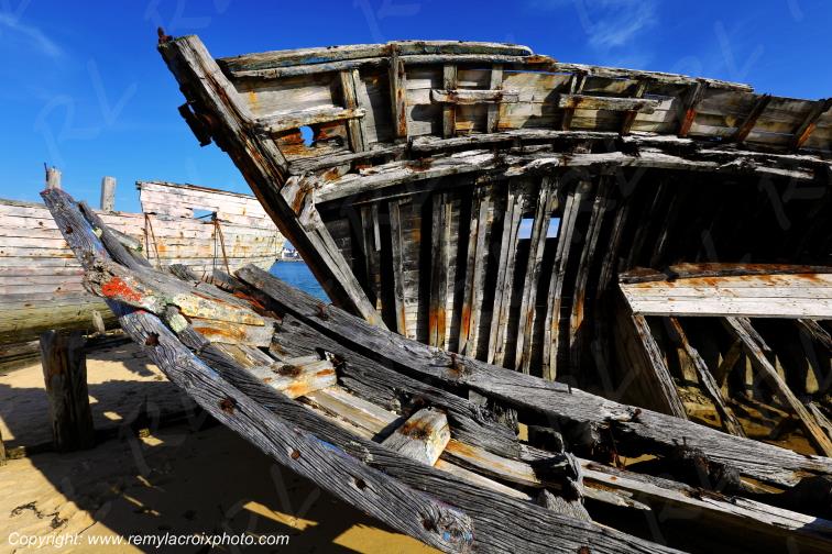 Cimeti�re marin du Magou�r rivi�re d'Etel Morbihan France