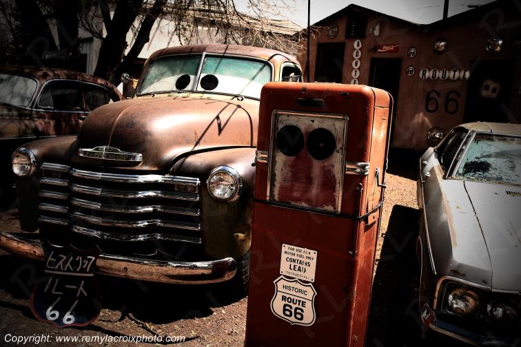 Seligman Cars Route 66 Arizona USA www.remylacroixphoto.com