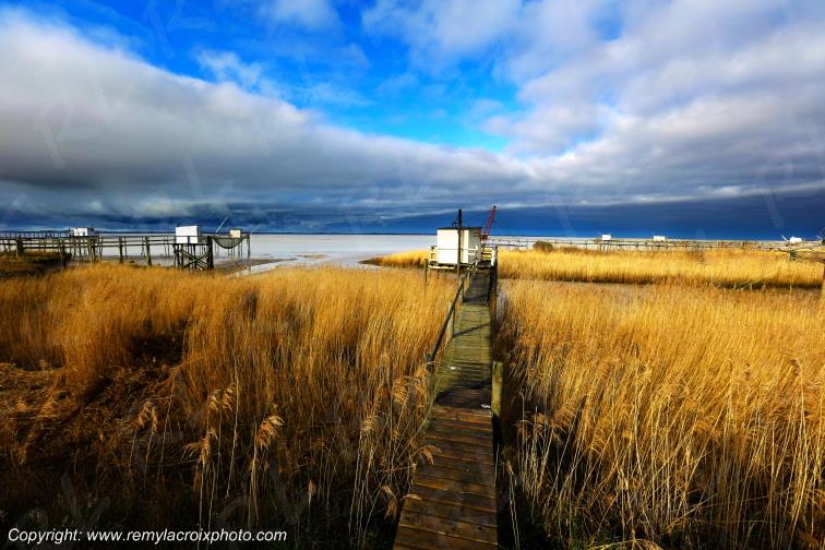 Port Conac Estuaire de la Gironde Carrelets Charente-Maritime France