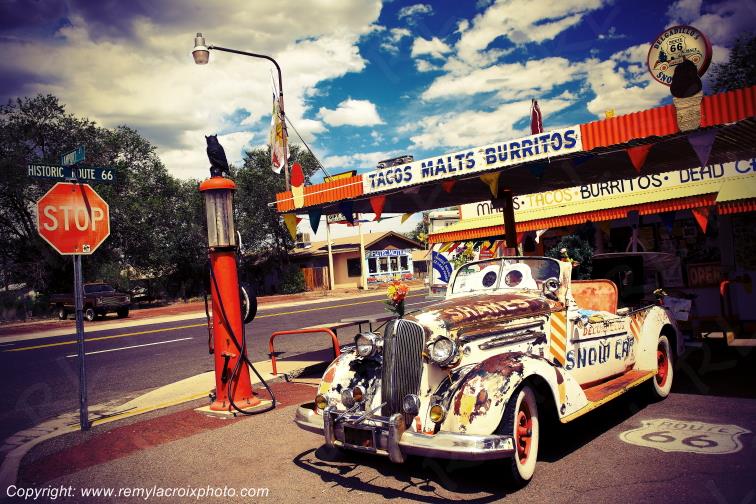 Delgadillo's Snow Cap Drive'in Seligman Route 66 Arizona USA www.remylacroixphoto.com
