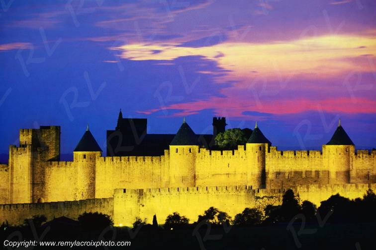 Carcassonne Cit� M�di�vale Aude Occitanie Languedoc Roussillon France www.remylacroixphoto.com