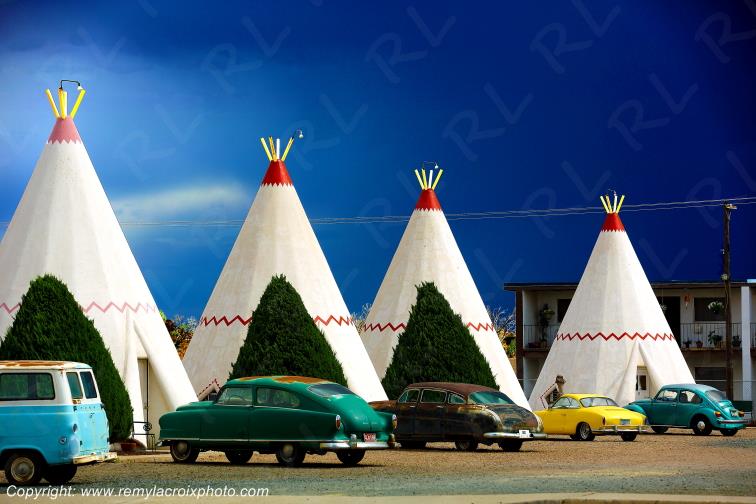 Wigwam Motel Holbrook Route 66 The Mother Road Arizona USA www.remylacroixphoto.com
