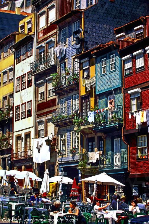 Porto  Cais da Ribeira Douro River Portugal www.remylacroixphoto.com