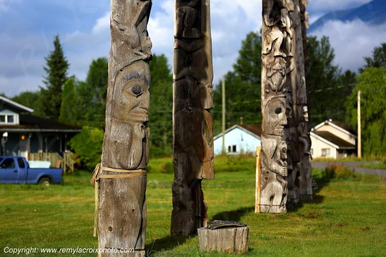 Kitwanga Totems British Columbia Canada Natives Indians www.remylacroixphoto.com