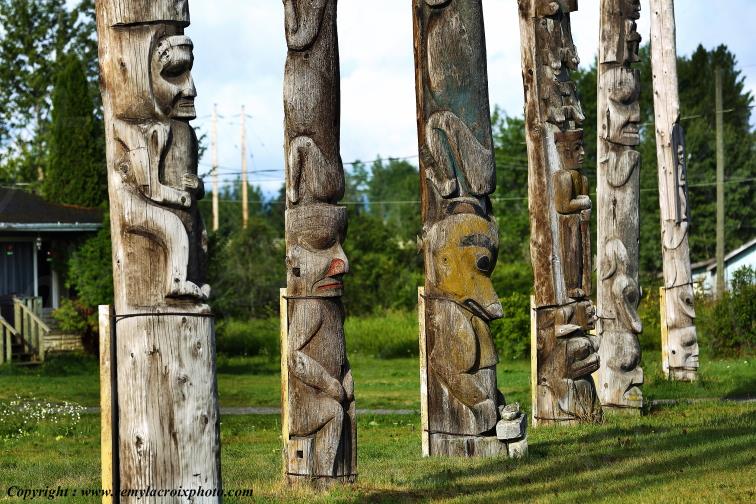Totems Kitwanga British Columbia Canada www.remylacroixphoto.com #totem #kitwanga #canada #britishcolumbia