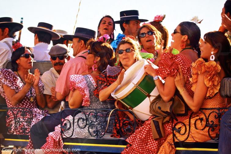 Flamenco Romeria del Rocio Andalousie Espagne Spain Espana www.remylacroixphoto.com #elrocio #flamenco
