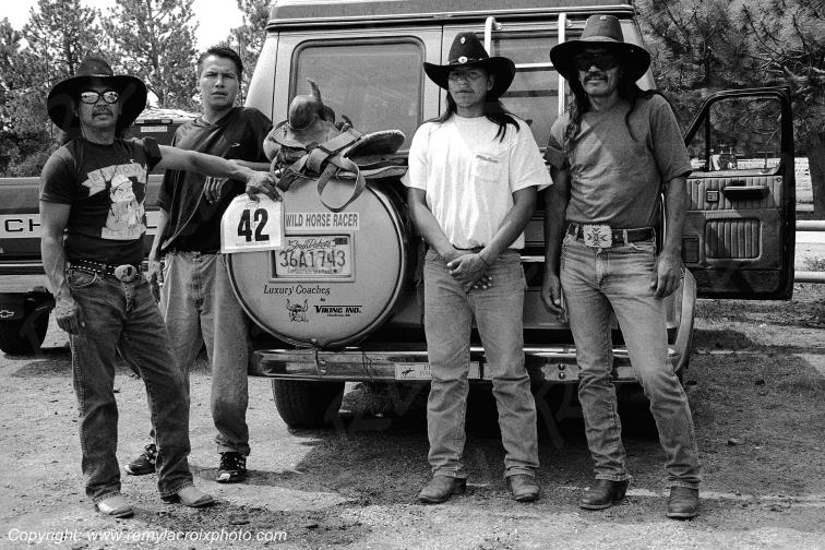 Cheyenne Frontier Days rodeo Lakota team Wyoming USA