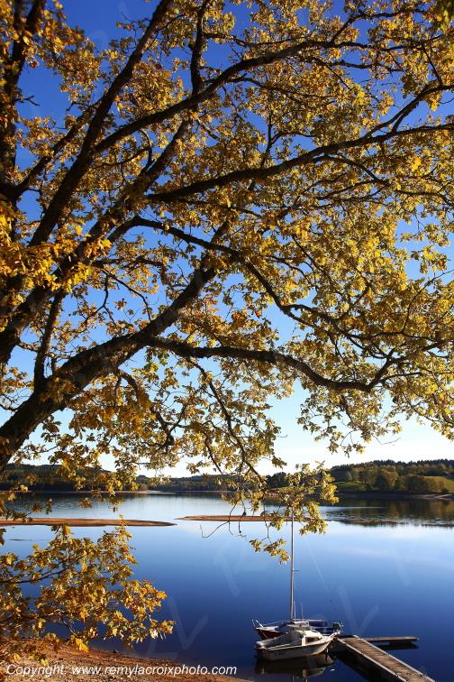 Lac de Vassivi�re Port de Auphelle Haute Vienne Limousin Nouvelle Aquitaine France www.remylacroixphoto.com