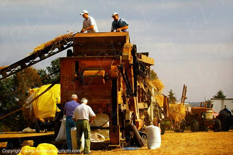 Saint Martial le Mont F�te de la batteuse Creuse Limousin France www.remylacroixphoto.com