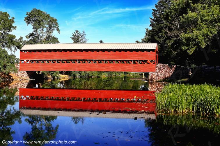 Sachs Bridge Gettysburg Pennsylvania Pennsylvanie USA www.remylacroixphoto.com