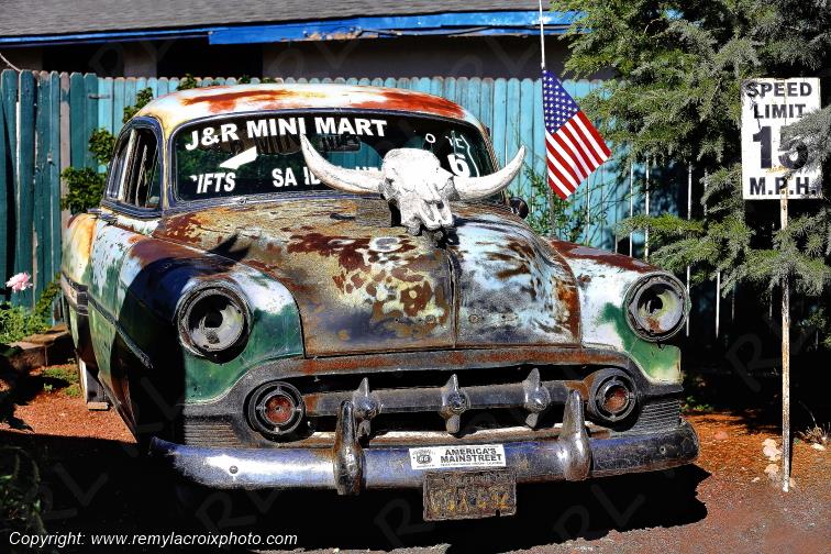 Chevrolet Bel Air 1953 Route 66 Seligman Arizona USA www.remylacroixphoto.com