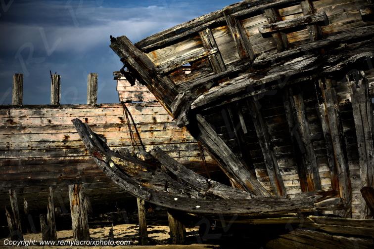 Cimeti�re marin du Magou�r rivi�re d'Etel Morbihan France