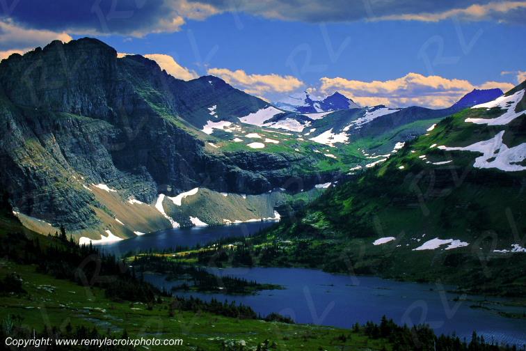 Hidden Lake Rocky Mountains Glacier National Park Montana USA