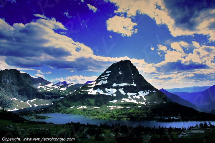 Hidden Lake Rocky Mountains Glacier National Park Montana USA