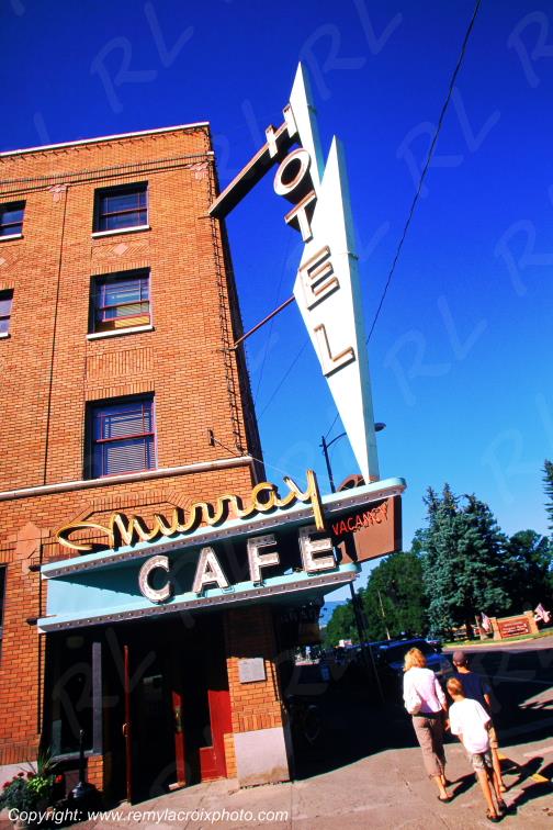 Livingston Murray Cafe Montana Rocky Mountains USA www.remylacroixphoto.com