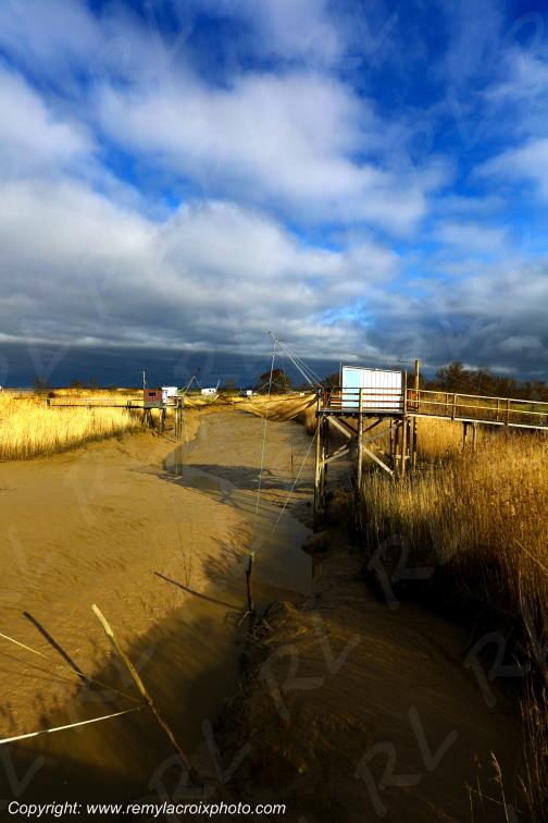 Port Conac Estuaire de la Gironde Carrelets Charente-Maritime France