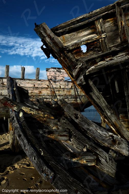 Cimeti�re marin du Magou�r rivi�re d'Etel Morbihan France