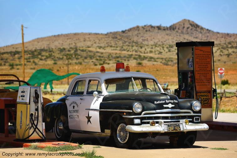 Radiator Springs Gas Station Route 66 Peach Springs Arizona USA www.remylacroixphoto.com