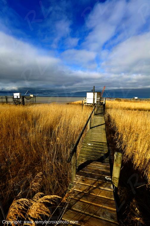 Port Conac Estuaire de la Gironde Carrelets Charente-Maritime France