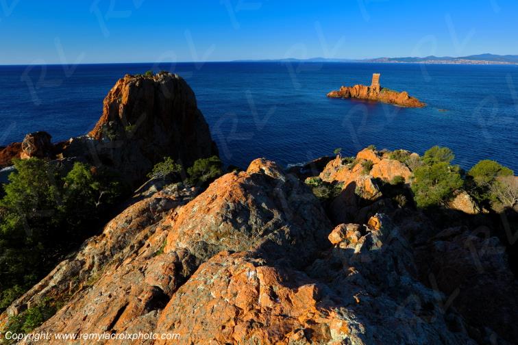 Cap du Dramont �le d'Or corniche de l'Esterel C�te d'Azur Var France