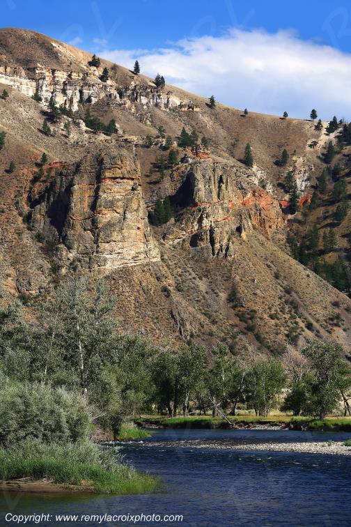 Salmon River Lost Trail Pass Idaho Rocky Mountains USA www.remylacroixphoto.com