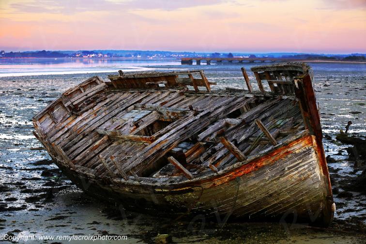 �paves de bateaux Port de G�vres Morbihan France