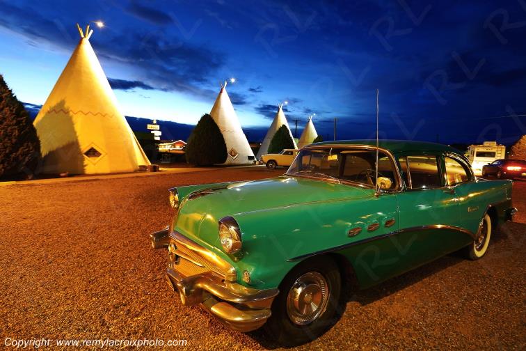 Buick Special Two Door 1956 Wigwam Motel Route 66 Holbrook Arizona USA www.remylacroixphoto.com