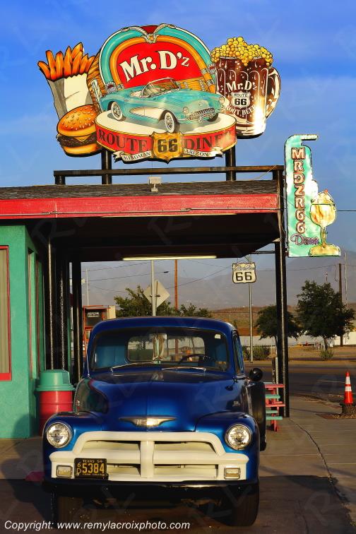 Mr D'z Diner Route 66 Diner Kingman Route 66 Arizona USA www.remylacroixphoto.com