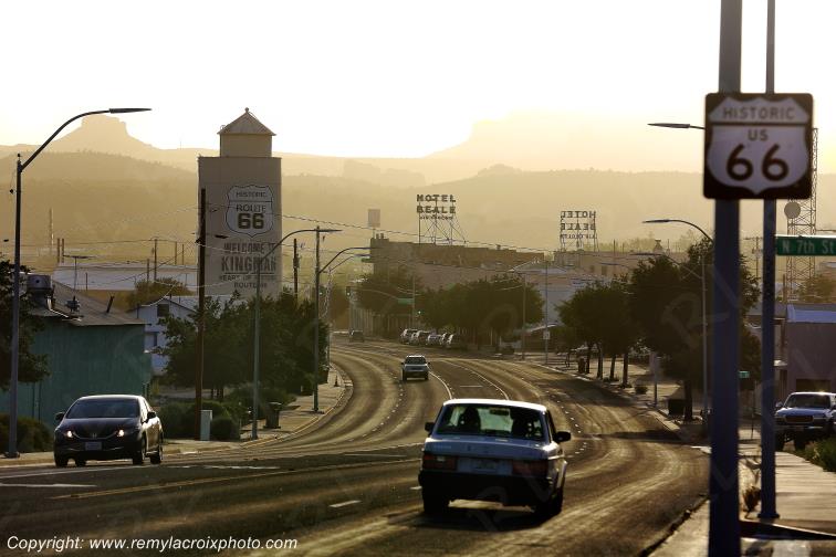 Historic US Route 66 Kingman Arizona USA www.remylacroixphoto.com