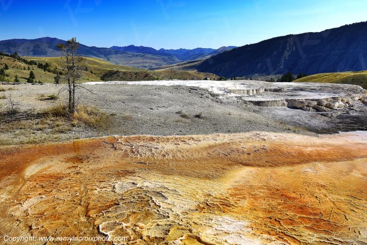Mammoth Hot Springs Yellowstone National Park Wyoming USA www.remylacroixphoto.com