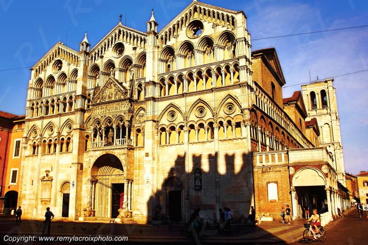 Ferrare Duomo Emilia Romagna  Italy Italie Ferrara Italia www.remylacroixphoto.com
