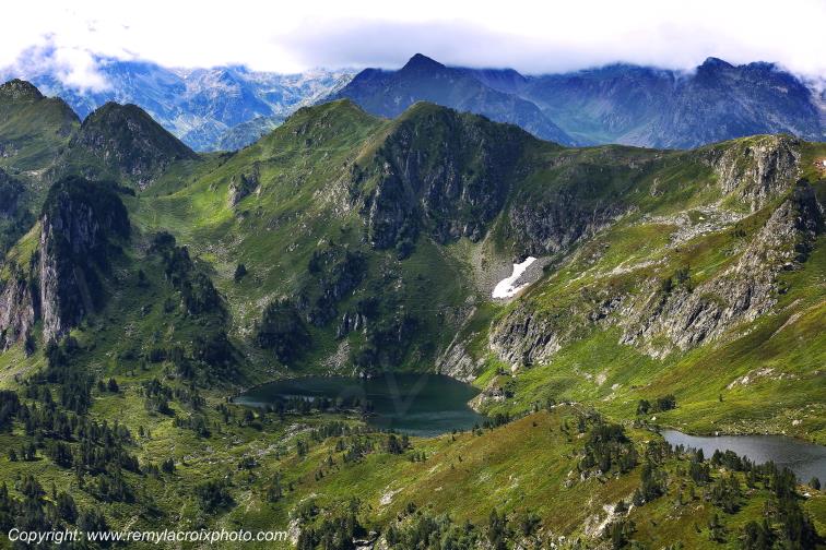 Pic de la Coumeille de l'Ours Etangs Noir Bleu Ari�ge Occitanie Midi Pyr�n�es France www.remylacroixphoto.com