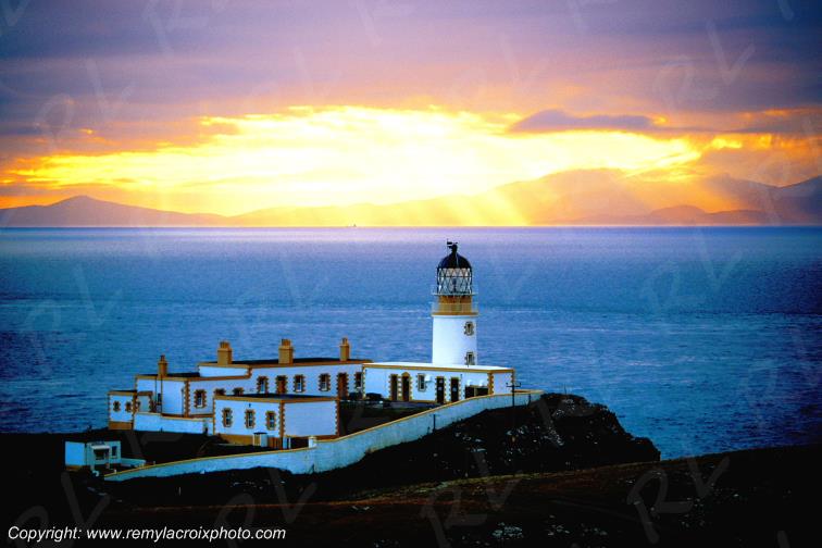 Neist Point Lighthouse Skye Island �cosse Scotland Grande-Bretagne Great Britain