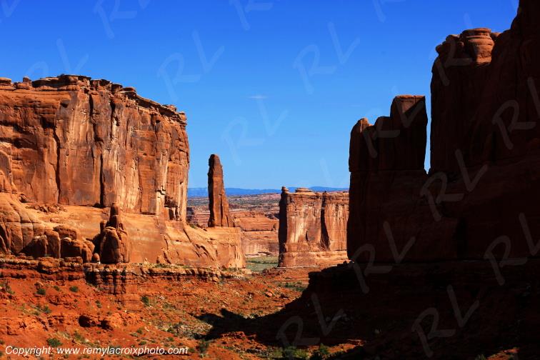 Park Avenue Arches National Park Utah USA