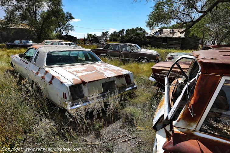 Chrysler 300 1979 Wreck South Dakota USA www.remylacroixphoto.com