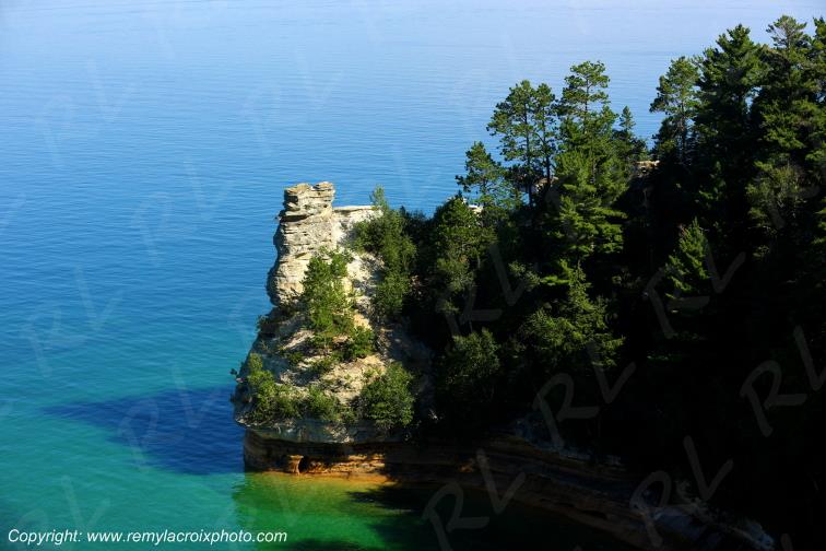 Pictured Rocks National Lakeshore Lake Superior Michigan USA