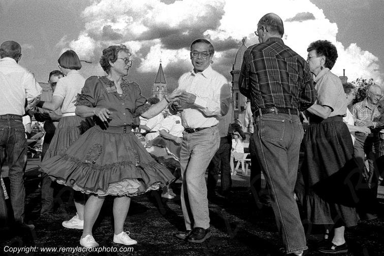 Square dance Cheyenne Frontier Days rodeo Wyoming USA