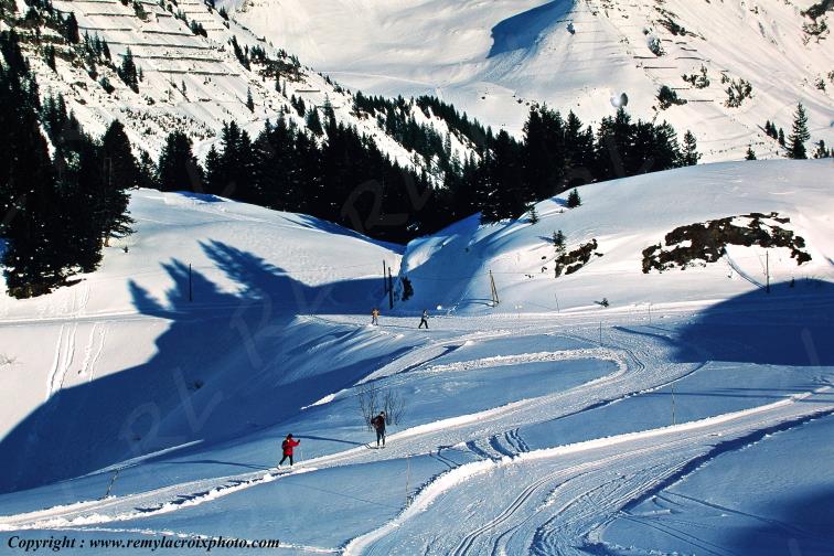 Flaine Ski de fond Haute-Savoie Alpes France French Alps www.remylacroixphoto.com