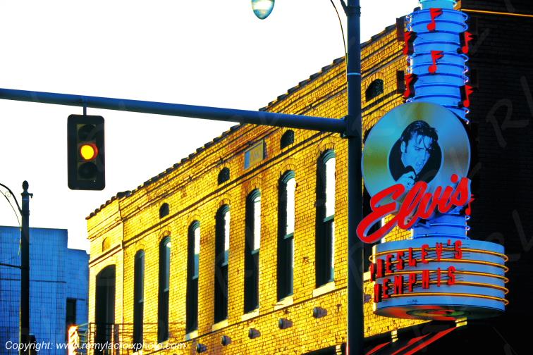 Elvis Presley bar Beale Street Memphis Tennessee USA