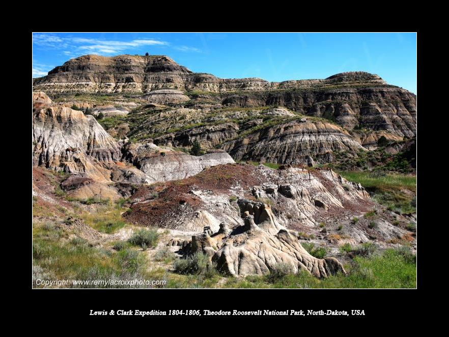 Lewis & Clark Expedition 1804-1806 Theodore Roosevelt National Park North Dakota USA