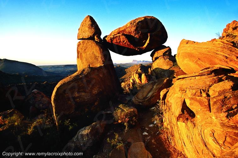 Balanced Rock Grapevine Hills Big Bend National Park Texas USA www.remylacroixphoto.com