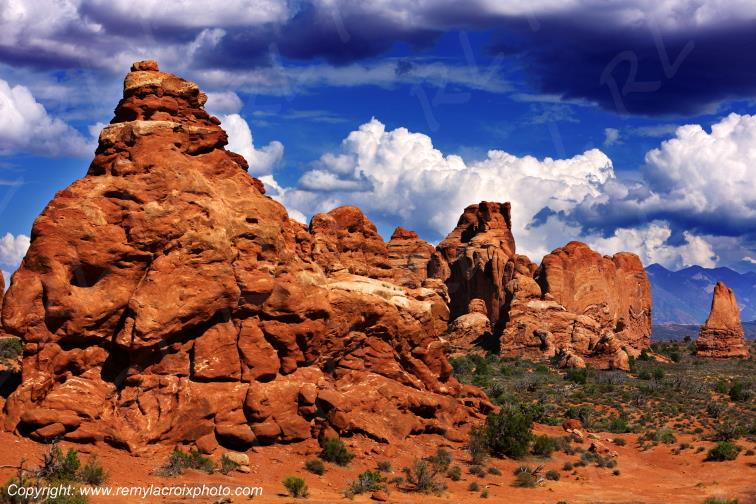 The Windows Section Arches Arches National Park Utah USA