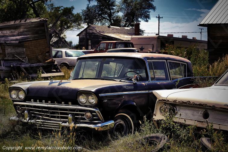 AMC Rambler Special Sedan 1959 Wreck South Dakota USA www.remylacroixphoto.com