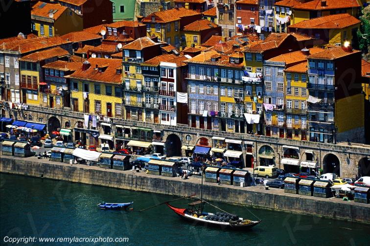 Porto  Cais da Ribeira Douro River Portugal www.remylacroixphoto.com