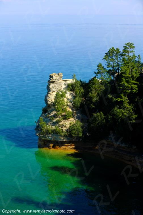 Pictured Rocks National Lakeshore Lake Superior Michigan USA