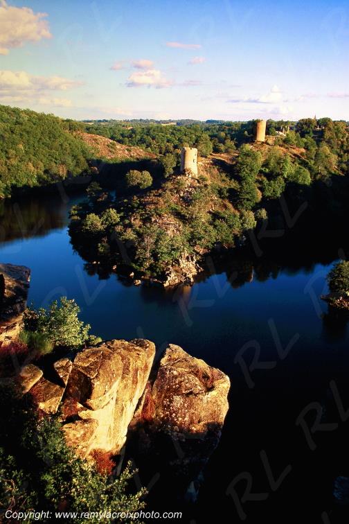 Crozant Rocher des Fileuses Indre Berry Centre Val de Loire France
