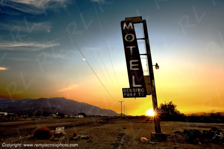 Bagdad Cafe Route 66 Newberry Springs Californie California USA www.remylacroixphoto.com