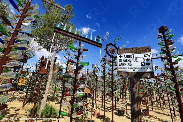 Elmer's Bottle Tree Ranch Helendale Route 66 Californie California USA www.remylacroixphoto.com