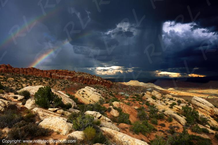 Salt Valley Overlook Arches Arches National Park Utah USA