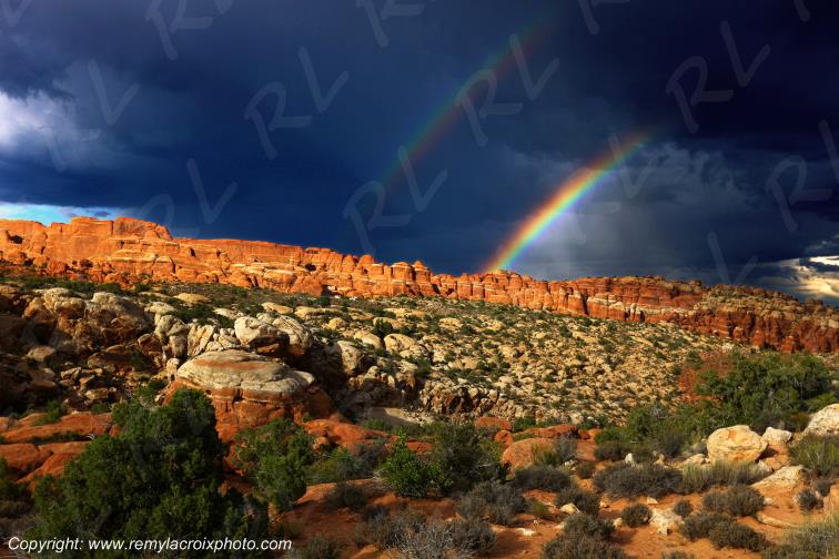 Salt Valley Overlook Arches Arches National Park Utah USA